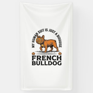 Lona Disfraz de camisa de calabaza de Bulldog Francés d