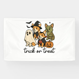 Lona disfraz de corgi para Halloween