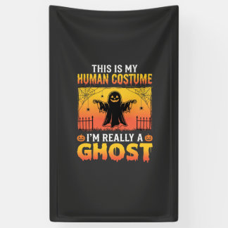 Lona Disfraz de Fantasma Vintage de Halloween para Huma