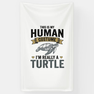 Lona Disfraz Divertido de Tortuga Diseño de Grabado Ant