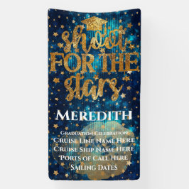 Lona Disparo por la puerta del crucero de graduación de