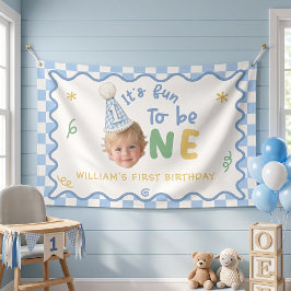Lona Diversión Ser Un Niño Cumpleaños 1
