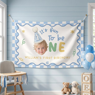 Lona Diversión Ser Un Niño Cumpleaños 1