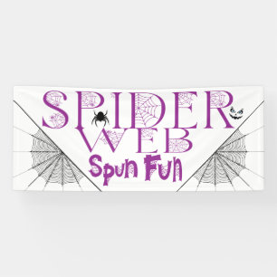 Lona Divertida Halloween Spun Fun Spider Web