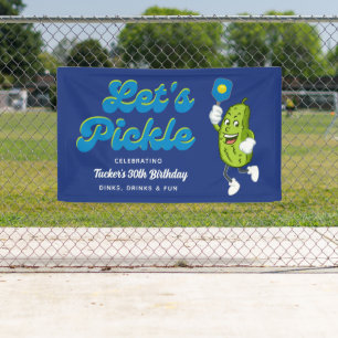 Lona Divertido partido de cumpleaños de Pickleball