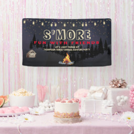 Lona Diviértete con S'mores en la fogata de Friendsgivi