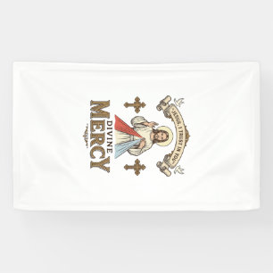 Lona Divina Misericordia Jesús Grabado Vintage Camiseta