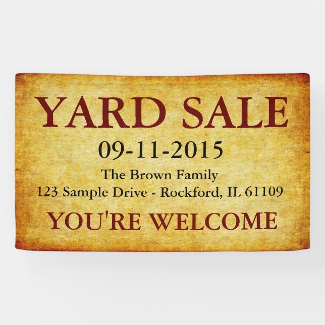 Lona DIY - Añade tu propio fondo, texto e ideas (Horizontal)