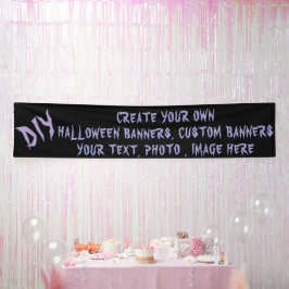 Lona DIY Halloween Banner - Custom Party Decor