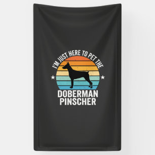 Lona Doberman Pinscher Retro Acaricia