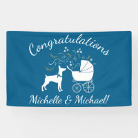 Dobermann Pinscher Baby Shower Puppy Doie