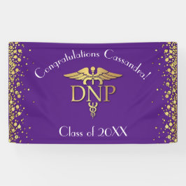 Lona Doctor of Nursing Practice Graduation Purple Gold