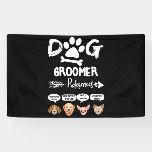 Lona Dog Groomer Regalo Referencias Grooming Dog Salon