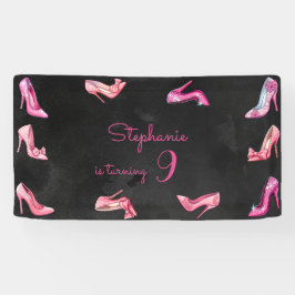 Lona Doll rosa zapatos de tacón alto chica fiesta de cu