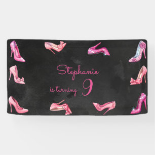 Lona Doll rosa zapatos de tacón alto chica fiesta de cu