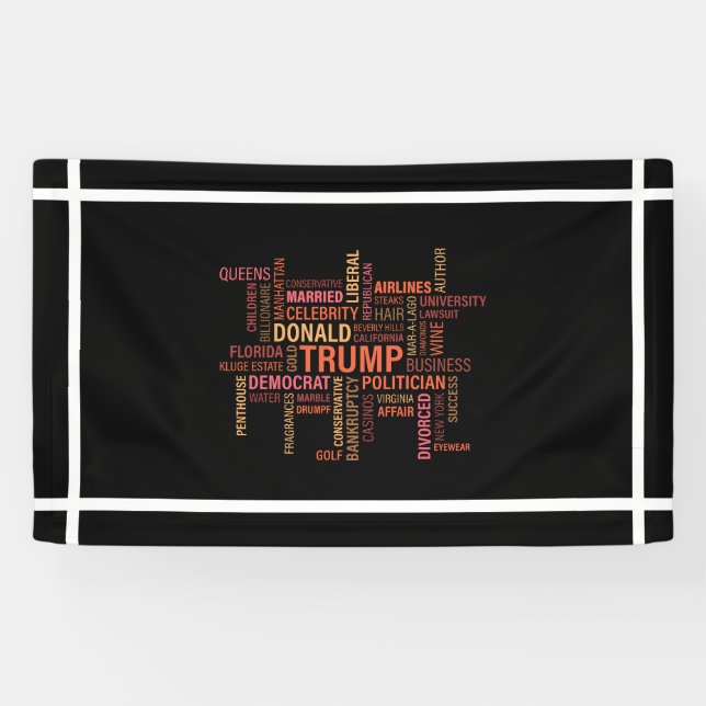 Lona Donald j Trump candidato presidencial 2016 (Horizontal)