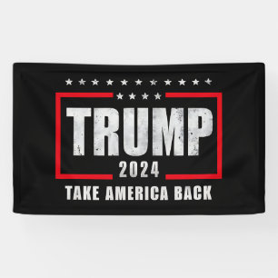 Lona Donald Trump 2024 Recuperemos América Elección