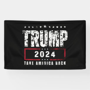 Lona Donald Trump 2024 Recuperemos América Elecciones 