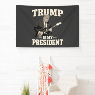 Lona Donald Trump es mi presidente