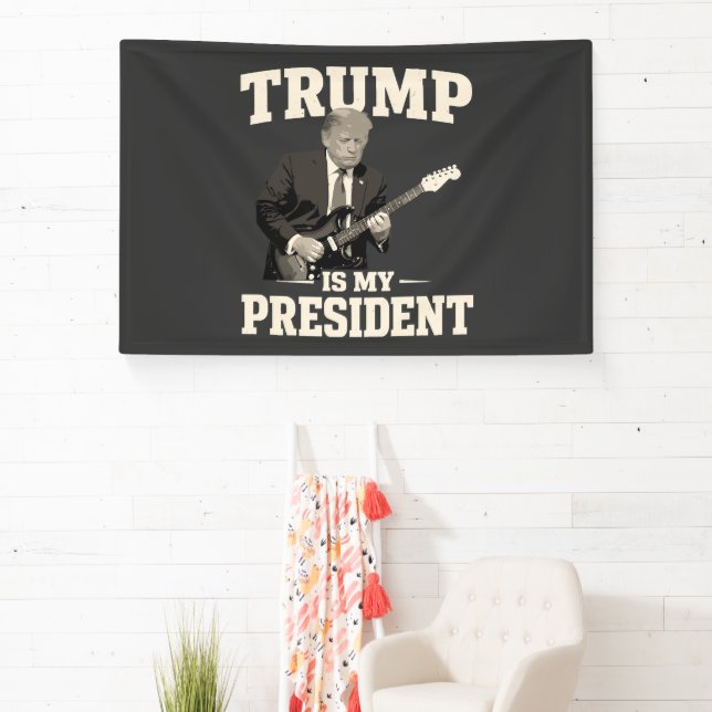 Lona Donald Trump es mi presidente (in situ)