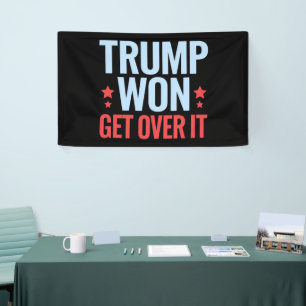 Lona Donald Trump Ganó Acéptalo 2024 Trump Ganó 