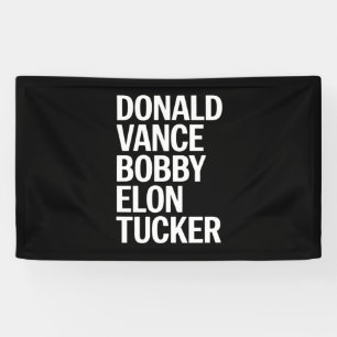 Lona Donald Vance Bobby Elon y Tucker 