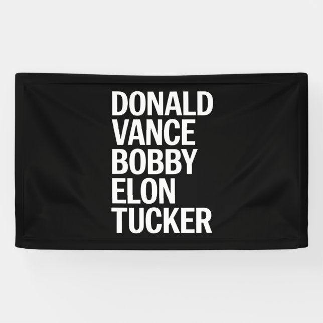 Lona Donald Vance Bobby Elon y Tucker (Horizontal)