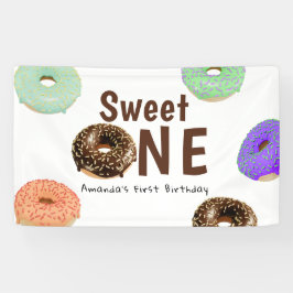 Lona Donas Sweet One 1er Cumpleaños