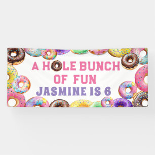 Lona Donut Birthday Party Hole Bunch Fun