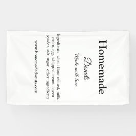 Lona Donuts caseros hechos con amor agregar sitio web d