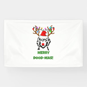 Lona Dood Doodle Dood-Mas Funny Dog Navidades