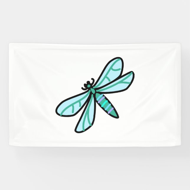 Lona doodle a Dragonfly (Horizontal)