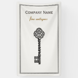 Lona Dorado Vintage Skeleton Key antigüedades Tienda de