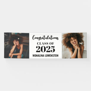 Lona Dos clases de posgrado de 2025 felicitaciones