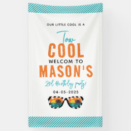 Lona Dos Fiestas del segundo cumpleaños de Guay Boy