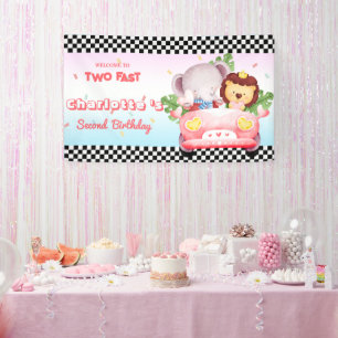 Lona Dos Fiestas del segundo HBD en la carrera por la s