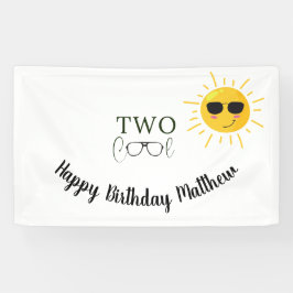 Lona Dos Guay Sunglass 2º cumpleaños simple