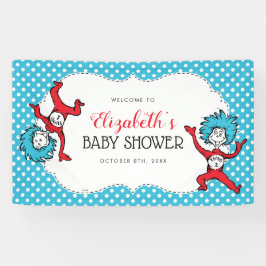 Lona Dr. Seuss Cosa Uno Cosa Dos | Gemelos Baby Shower