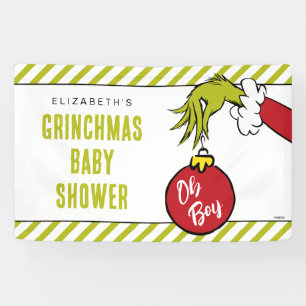 Lona Dr. Seuss   Oh Boy Grinch Baby Shower