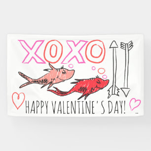 Lona Dr. Seuss Valentine XOXO Design
