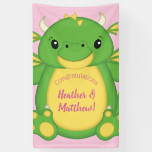 Lona Dragon Baby Shower Pink