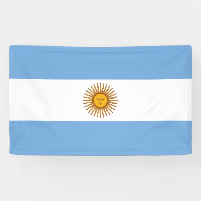 Lona Drapeau Argentine (Horizontal)