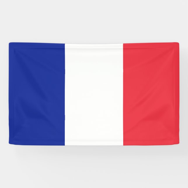 Lona Drapeau France Tricolore (Horizontal)
