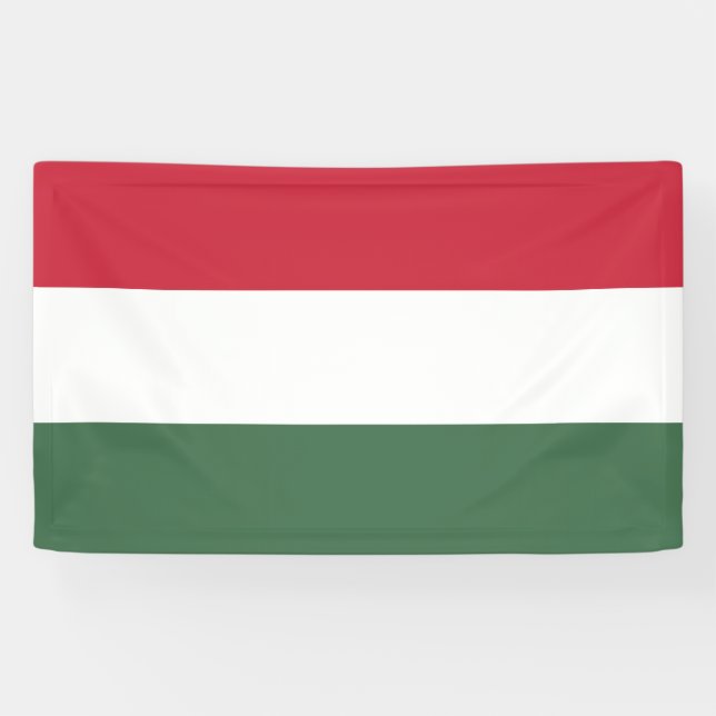 Lona Drapeau Hongrie tricolore (Horizontal)