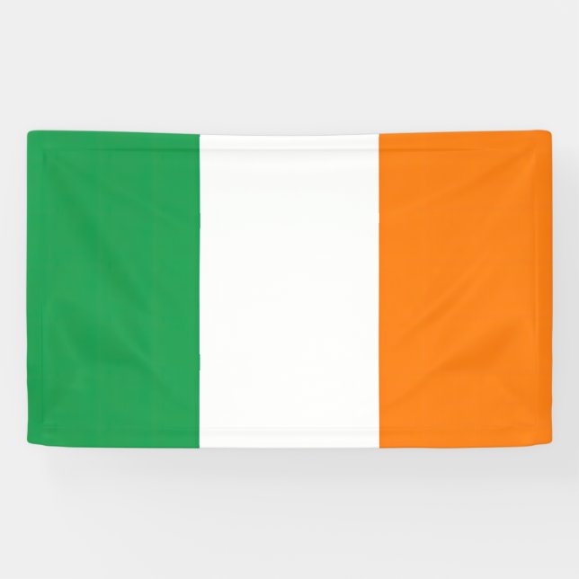 Lona Drapeau Irlande Tricolore (Horizontal)