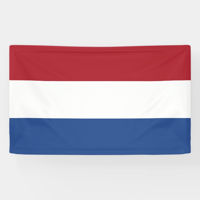 Lona Drapeau Pays-Bas tricolore (Horizontal)