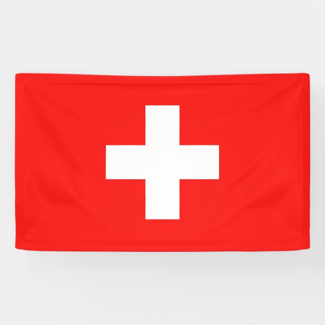 Lona Drapeau Suisse (Horizontal)