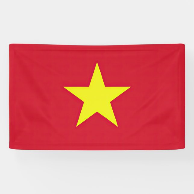 Lona Drapeau Vietnam (Horizontal)