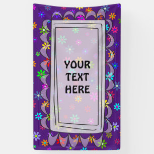 Lona Ducha de alimentación de flores - patrón de color 