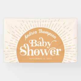 Lona Ducha de Bebé Amarillo Boho Sunshine 